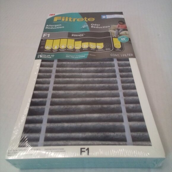 3M Filtrete Room Air Purifier Filter Allergen Reduction Odor Reduction F1 - Picture 1 of 9